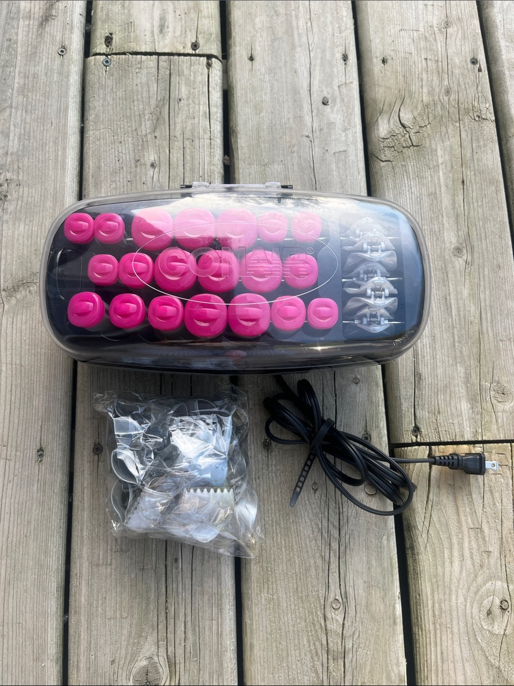 Conair Electric Hot Pink Hair Roller Set